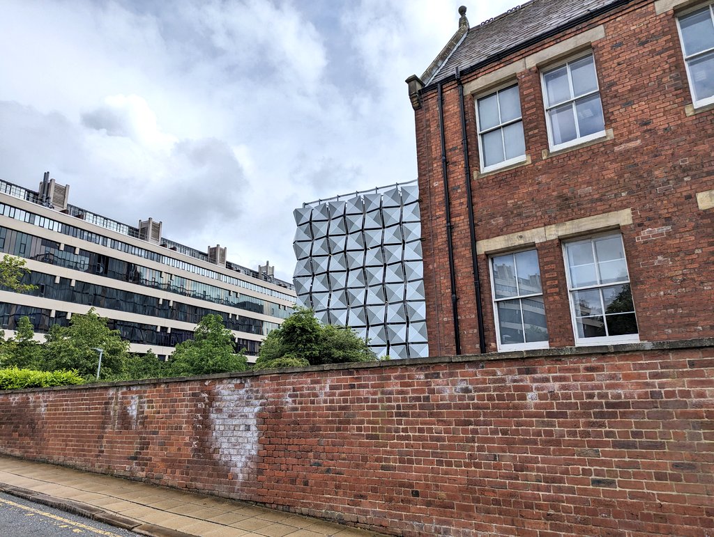 Two stark juxtapositions between Maurice Beresford's 'Walks Round Red Brick' (thank you @fotofacade) and University of Leeds modernism @modernistsocLDS