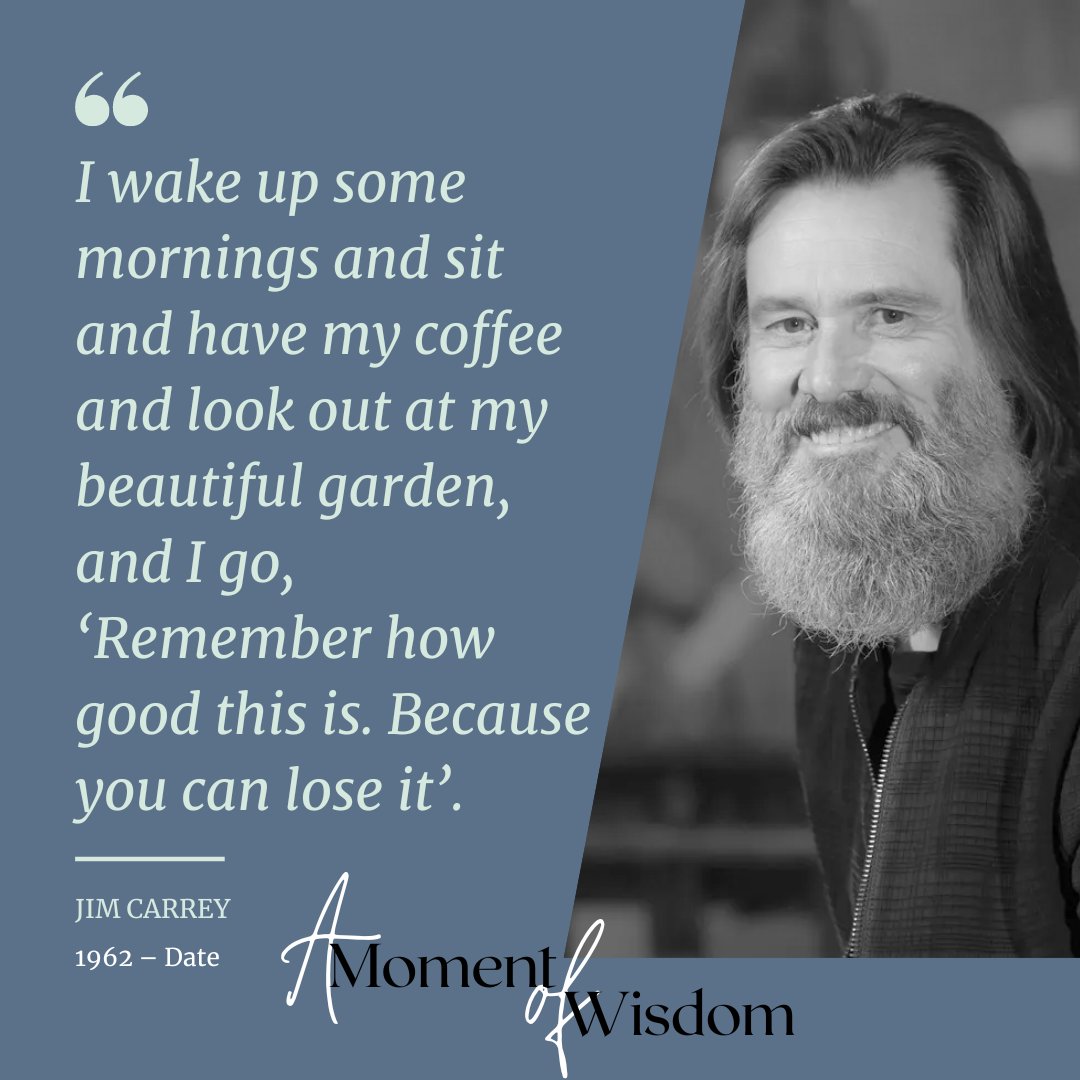 Memento mori. It will all come to an end, to enjoy everything while you can.

#JimCarrey
#MorningReflections
#CoffeeGardenViews
#GratefulMoments
#CherishThePresent
#BeautifulMornings
#GardenAppreciation
#SavorTheView
#LifeIsFleeting
#CountYourBlessings
#SimpleJoys
