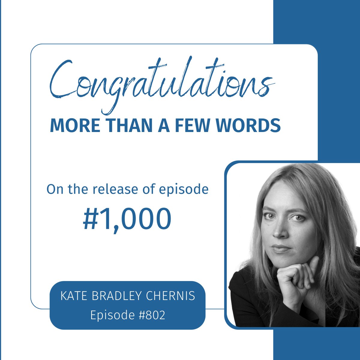 1,000 episodes... now THAT is impressive. Shoutout to @MTFWpodcast for hitting this amazing milestone - and for letting us be part of the incredible journey (psst: we were on ep 802 - give it a listen: bit.ly/4a4DiOa) @lorraineball #thisistheway