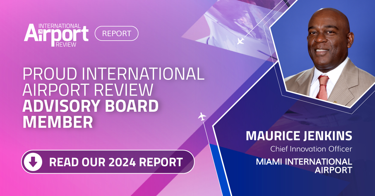 We're honoured to have Maurice Jenkins, an expert at @MIA_Airport, join our 2024 Advisory Board. Gain insights from Maurice & other industry leaders on critical topics like sustainable aviation fuel, biometrics, & the future of passenger experience. ➡️ bit.ly/3K5Cyhg