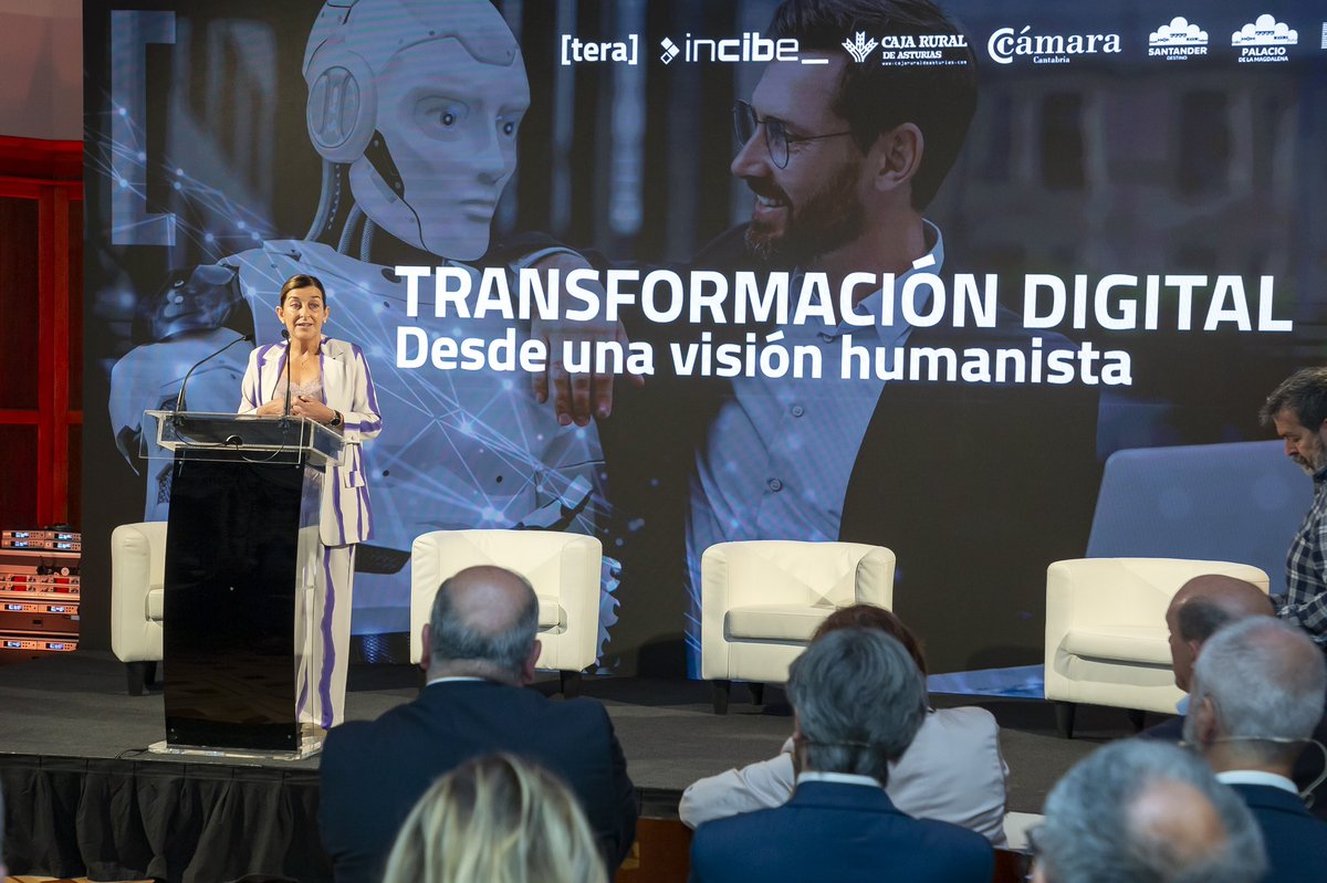 .@mjburuaga asegura que Cantabria dará el 'gran salto adelante' en innovación con la Agenda Digital que estará lista en tres meses

La presidenta apuesta por un modelo de transformación digital, donde 'nadie quede al margen”

ℹ️➡️ bit.ly/3WU835t