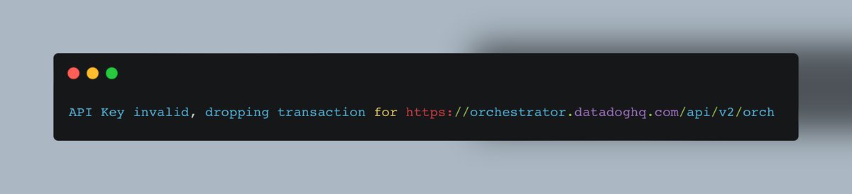 JTaurus19's tweet photo. If you have this error with @datadoghq initial set up in k8s cluster https://t.co/AZWlG1VFkm