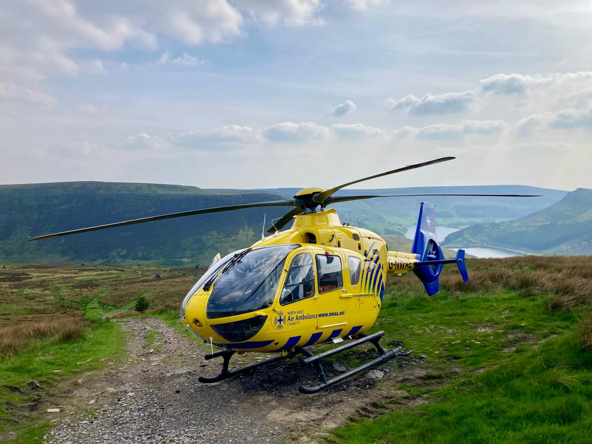NWAirAmbulance's tweet photo. Our crews are on call today, ready to help those who need us most, across the North West.

It's thanks to the generosity of people like you that we can continue bringing the hospital to the patient. 🚁

📸 Thanks to Pilot James for this great photo. https://t.co/JHmHsgHuRV