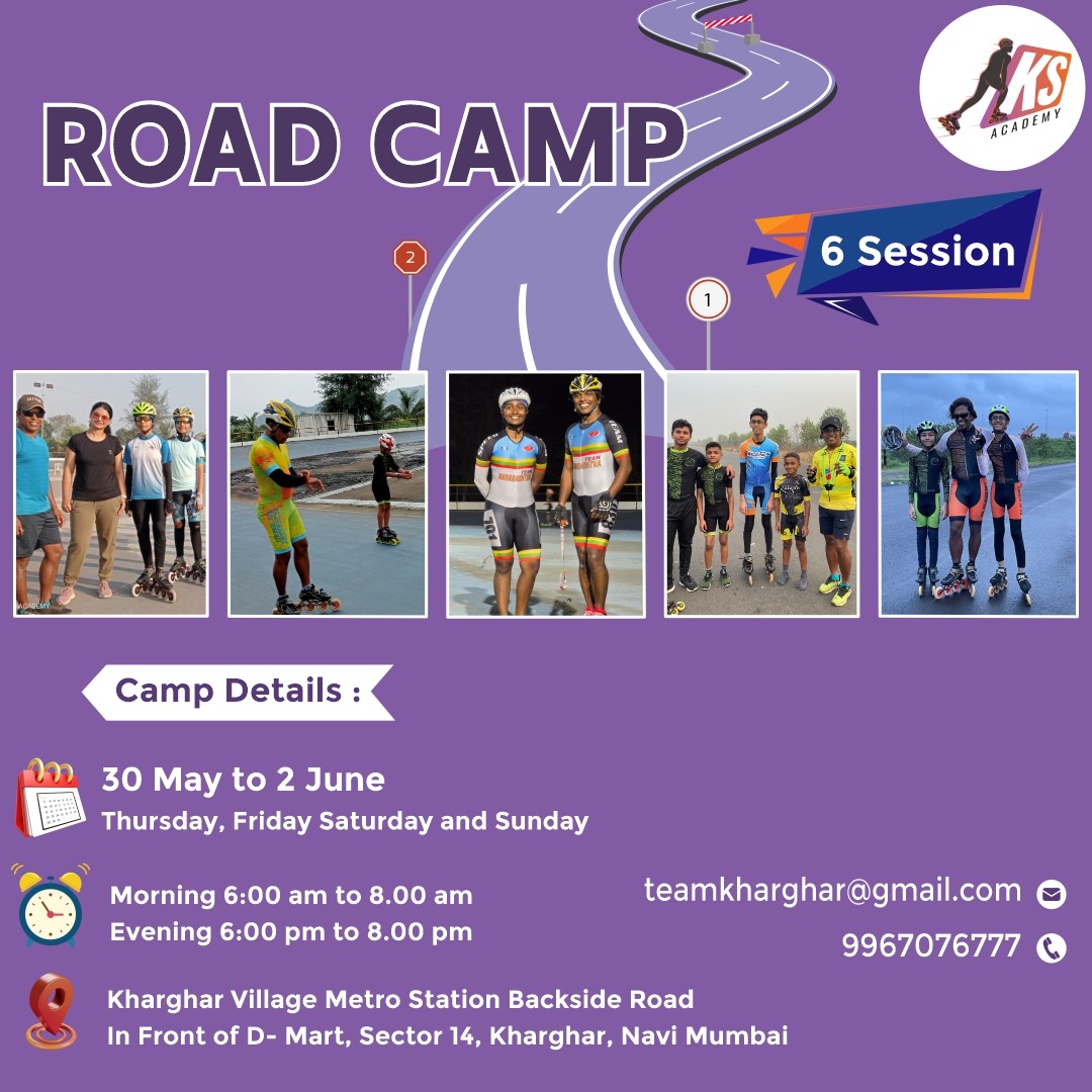 mohamed56955057's tweet image. &quot;Speed, Skill, and Glory on Wheels!&quot;
Join the Race, Embrace the Pace!
Join the Ultimate Skating Camp from May 30 to June 2!&quot;

@teamkharghar

#KSAcademySkatingCamp
#SummerSkatingFun
#RollIntoSummer
#SkateWithKSAcademy
#KhargharSkatingCamp
#SkateTheSummer
#WheelsOfFun