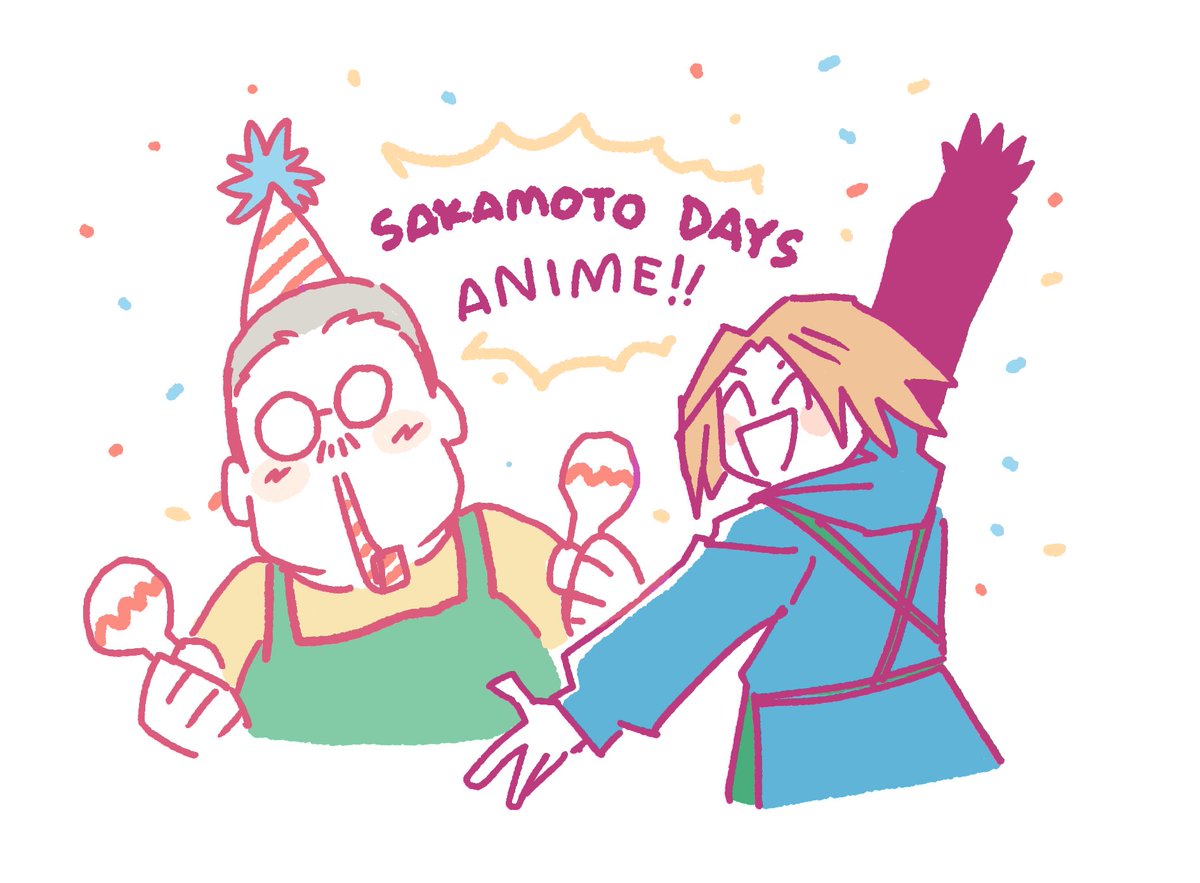 Sakamoto Days anime!! Yay!! Yippe!!!!