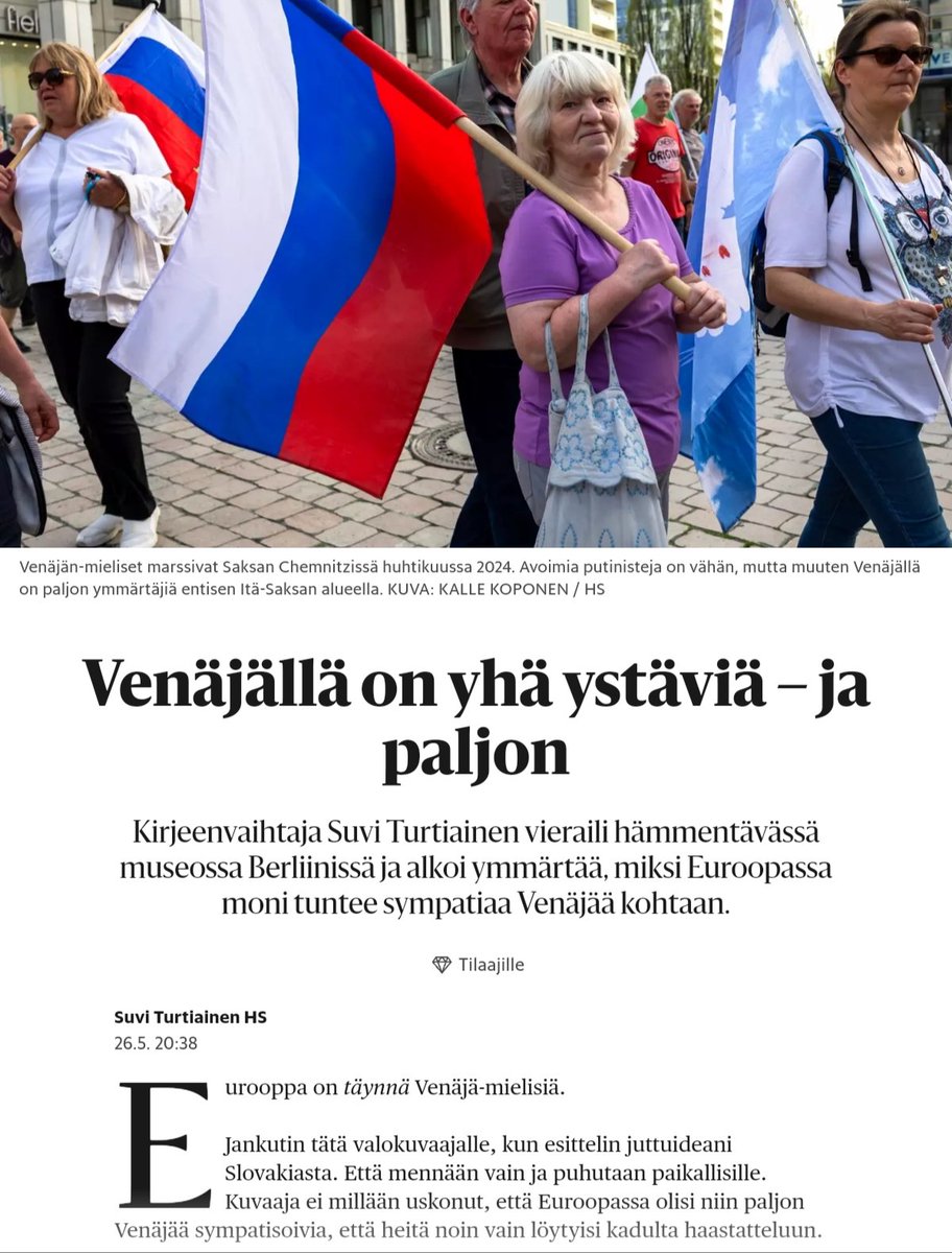 Venäjällä on paljon ystäviä ympäri maailmaa,

mutta Ukrainalaisia pakolaisia inhotaan yhä enemmän Eurooppassa. Ukrot ovat aggressiivisiä vaatijoita, jotka vievät paikallisilta mm. lääkärinajat. Näin kävi esim Suomessa.

@yleuutiset @MTVUutiset @hsfi #yleastudio All hate #ukraine