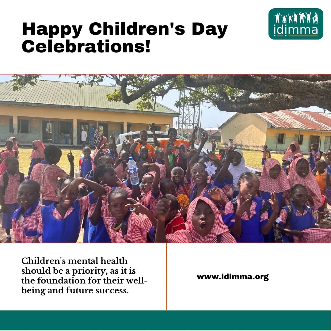 Celebrating Children’s Day with a reminder that their mental health matters just as much as their smiles. Let's nurture their minds and hearts with love and understanding💖

#ChildrensDay 
#MentalHealthMatters
#childrenmentalhealth