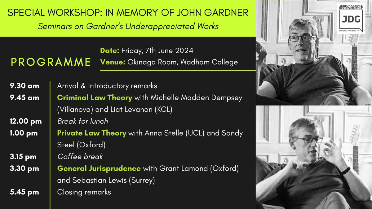 Oxford JDG tweet media