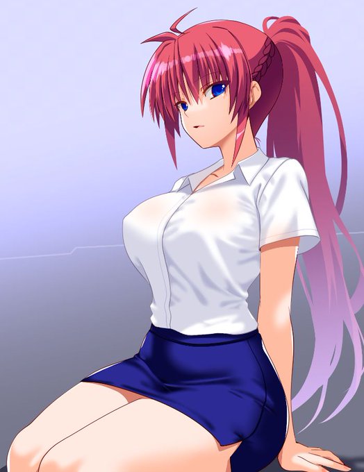 「褒美が欲しいのか?」
というシグナムさんミニスカっ! 