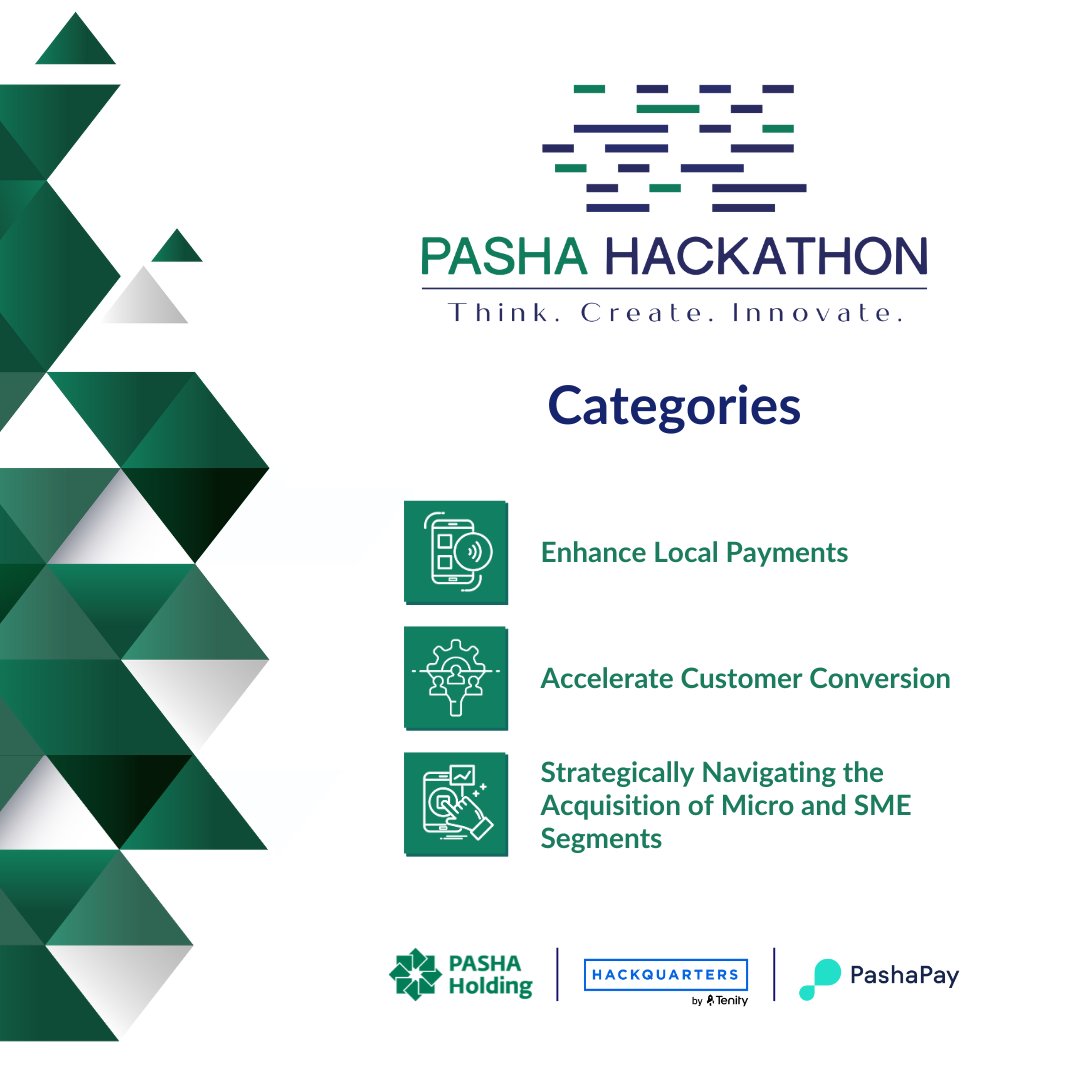 hackquarters's tweet image. 🚨 Hurry! Applications are ongoing!

- 💡 Work on real challenges that impact global industries.
- 🤝 Network with industry leaders
- 🚀 Launch your ideas into actionable solutions with expert guidance.

🔗 pashahackathon.az/en

@PASHAHoldingLLC  , @GizemSeveroglu