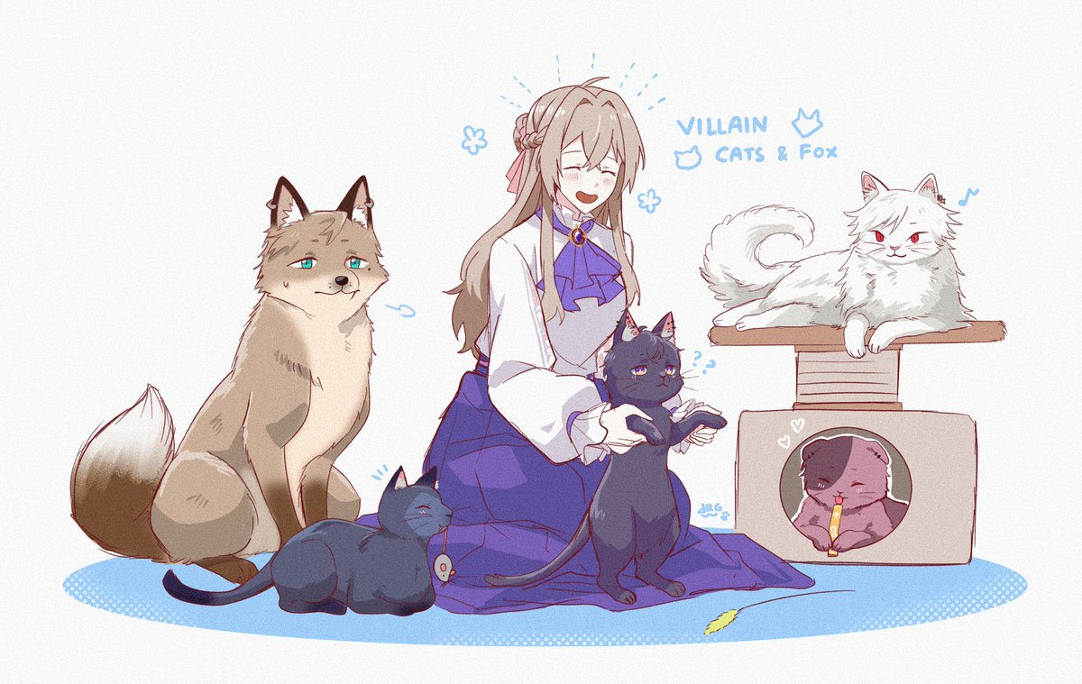 dragonwilbert99's tweet photo. 🐱 🦊 
#イケヴィラFA 
#ikemenvillains https://t.co/X3ozXphDKA