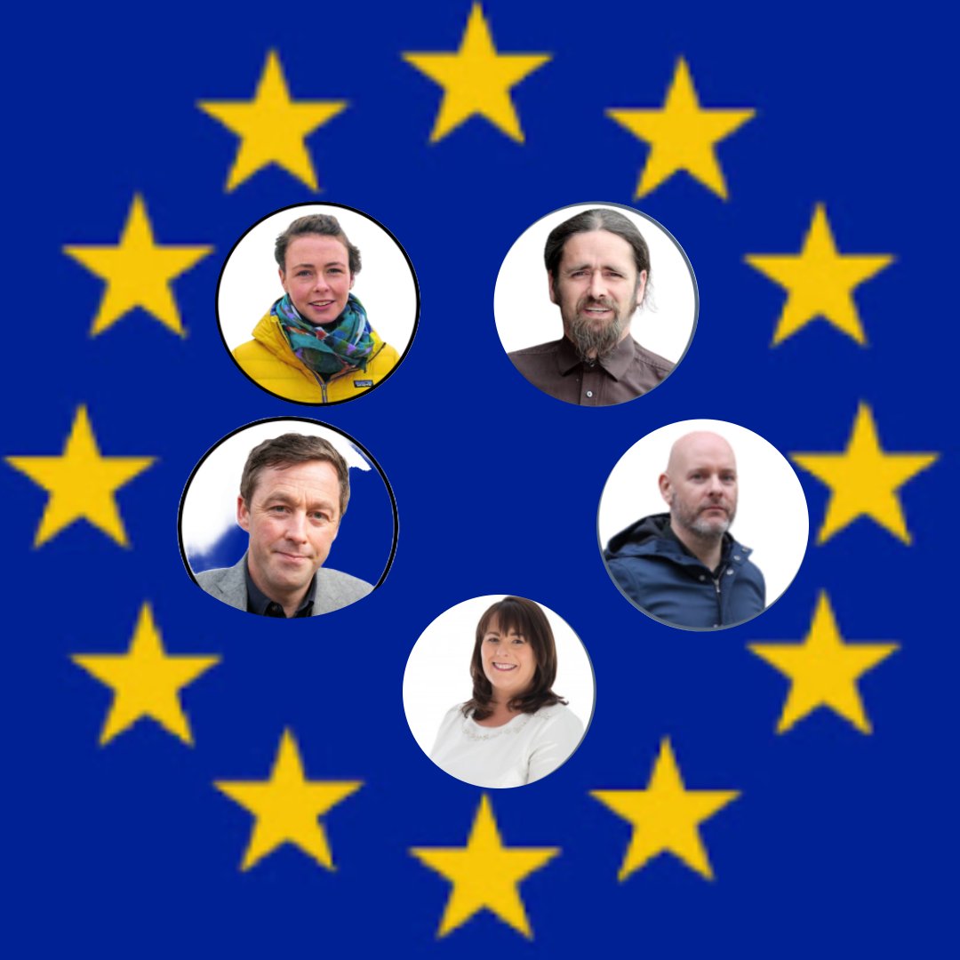 Brian, Ming, Saoirse,Rory and Michelle would make such a difference in Europe. #EUElections #Change