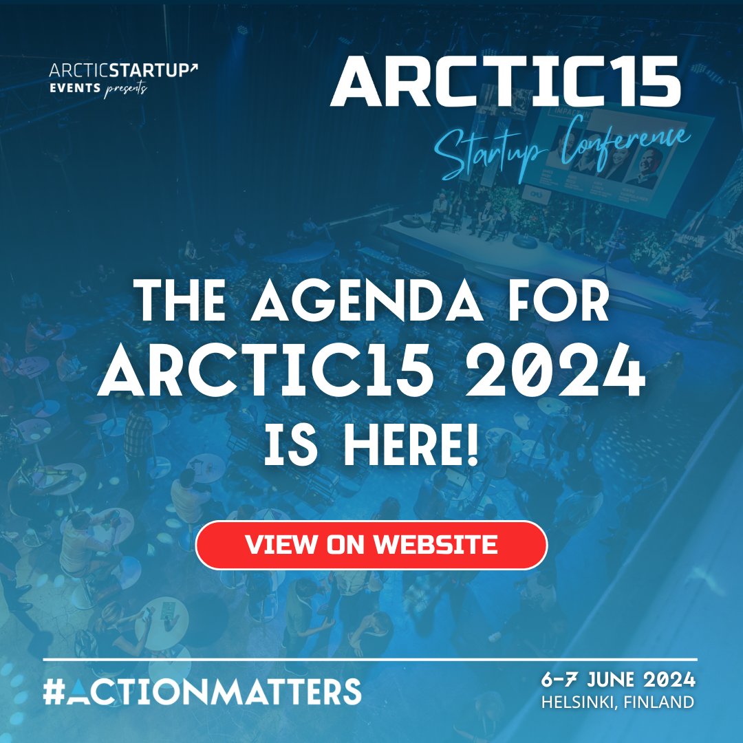 The Arctic15 2024 agenda is here! 🎉
Get ready for 2 days full of founder insights, advice from leaders who've failed so you don't have to, practical advice on how to scale from those who have succeeded &amp; more!😎
📅 When: June 6-7th
🎟️Tickets and Agenda- arctic15.com/arctic15-helsi…