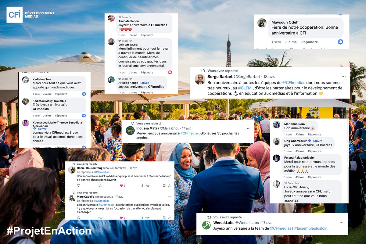 🔵 Merci à toutes et à tous pour votre soutien durant ces 35 dernières années. Votre confiance et votre engagement ont été essentiels à notre succès.
Ensemble, continuons à lutter contre la désinformation aussi longtemps que cela sera nécessaire, tout en veillant à faire