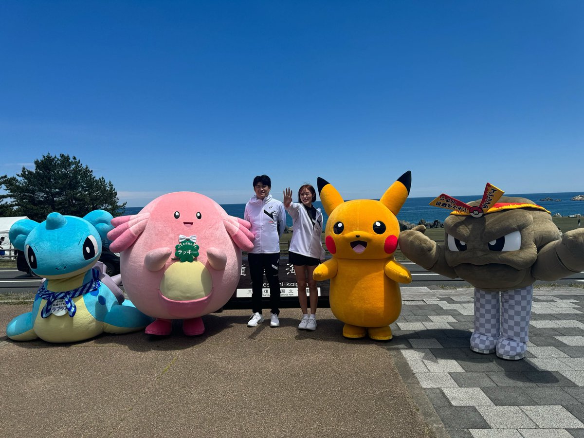 昨日の「みちのく潮風トレイルウォーク in 八戸 with ポケモンローカル