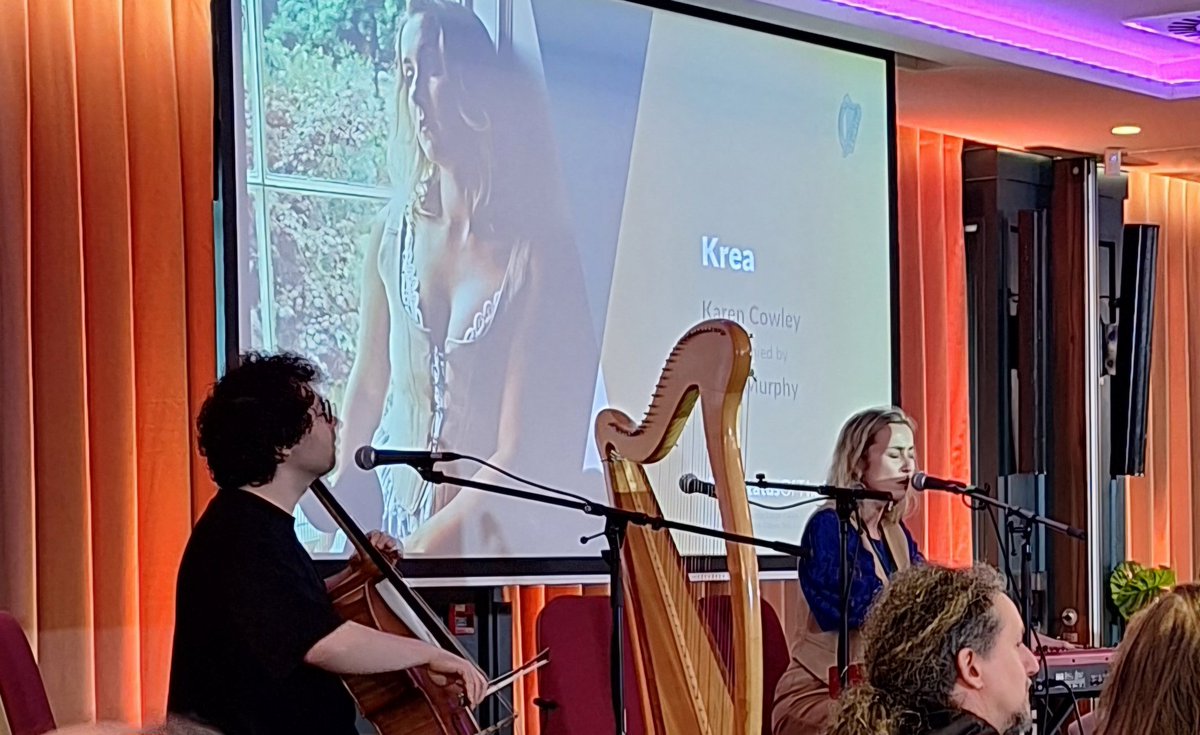 niamhparsons's tweet photo. Long time @MusicUnionIre  member @krea_music performing at the opening of the #StatusOfTheArtist conference. https://t.co/IPBRMVtbtX