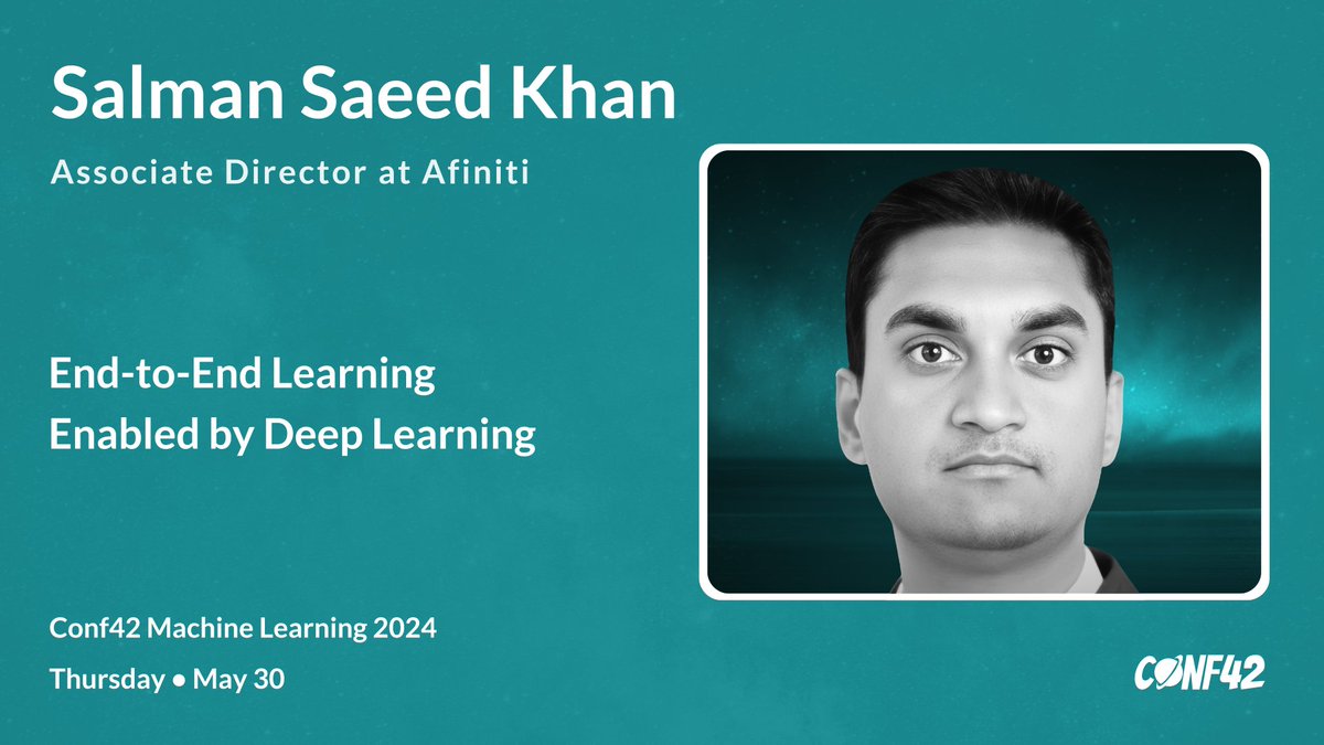 🌟Unlock the Power of End-to-End Learning at #Conf42 #MachineLearning!🌟 🔗Register now: conf42.com/Machine_Learni… Discover how deep learning is revolutionizing end-to-end systems for enhanced efficiency and performance. #TechEvent #AI #EndToEndLearning #DeepLearning #Innovation