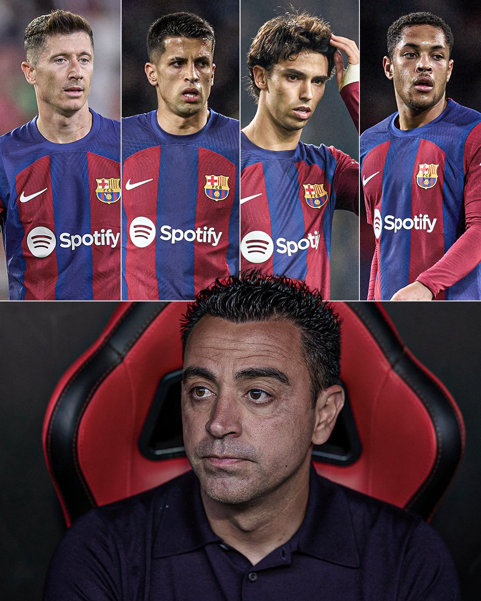 🚨🚨🌕| Xavi wanted all of Robert Lewandowski, João Cancelo, João Félix and Vitor Roque to LEAVE, if he stayed on as Barcelona coach. <a href="/espn/">ESPN</a>