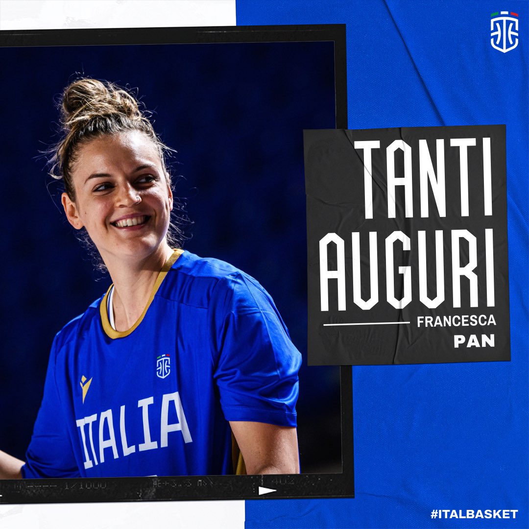 Tantissimi auguri alla neo-campionessa d’Italia @francescapan33! 💙

#Italbasket