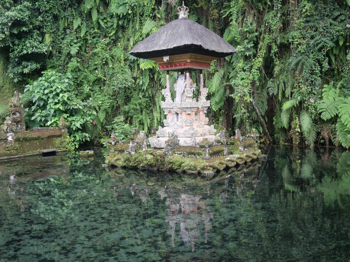 GuideRestos's tweet image. Pura Gunung Kawi Sebatu 🇮🇩, site de sources sacrées