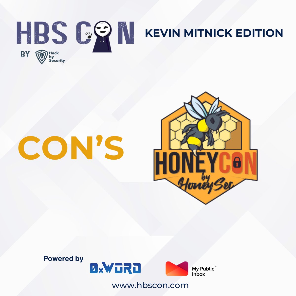 HackbySecurity's tweet photo. CONs AMIGAS DE @hbscon Powered by @mypublicinbox &amp; @0xWORD🛡

¡Nuevos #Rohirrim llegan!⚔️

#Asturias, #Albacete, #Jaen, #Madrid #Alicante y ahora desde #Guadalajara llega #HoneyCON 🐝 by @Honey_SEC 

https://t.co/o3hIDFLkTR

#Gracias por el apoyo

¡Nos vemos en @LaNaveMadrid🚀! https://t.co/y0SpTEPjIM