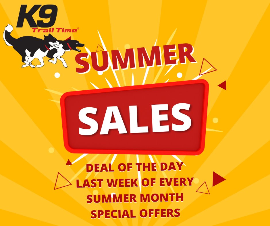We have some exciting news 🎉

We know that people love a bargain, so we have planned a whole summer of deals for you 🤗

You need to be subscribed to our Summer Sales list to see them

Use the link in bio to sign up 🔼 

#k9trailtime #summersales #signup #activedogsarehappydogs