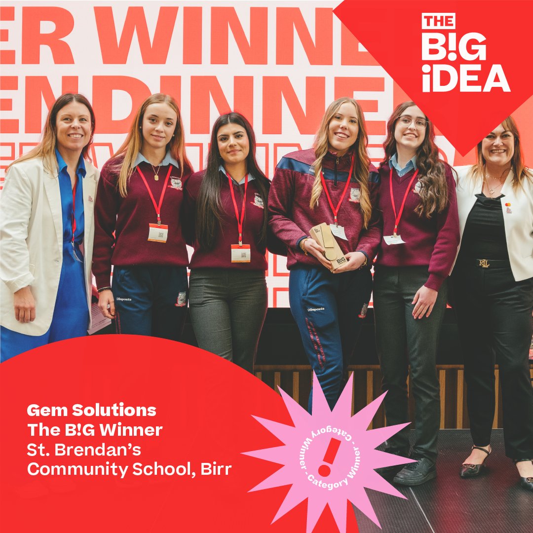 Our B!G Winner 2024 - addressing SDG 1: No Poverty! Team Gem Solutions <a href="/stbrendansbirr/">St. Brendan’s CS Birr</a> remarkable idea provides affordable, nutritious meal plans delivered directly to college campuses.

Come see more of the AMAZING ideas from 2024!
exhibition.thebigidea.ie/archives/proje…