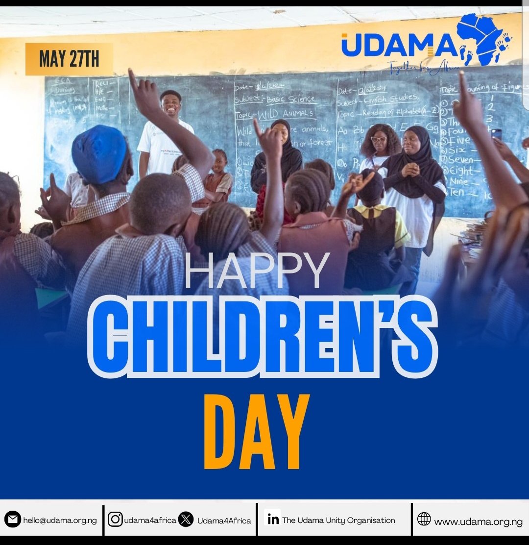 Children are what?? 

Leaders of Tomorrow!!!!

 If you were to be a child again, what memories would you bring back. 

#happychildrensday #may27 #Udama4Africa