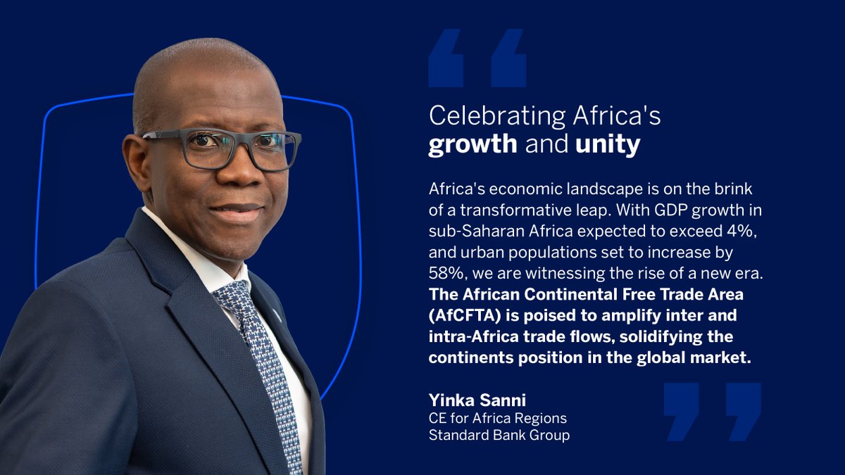 We remain positive about the potential Africa has for growth, with vast opportunities identified in the areas of infrastructure, renewable energy, telecoms and new minerals as examples. 

#AfricaMonth

Discover more: bit.ly/4aAbNwo