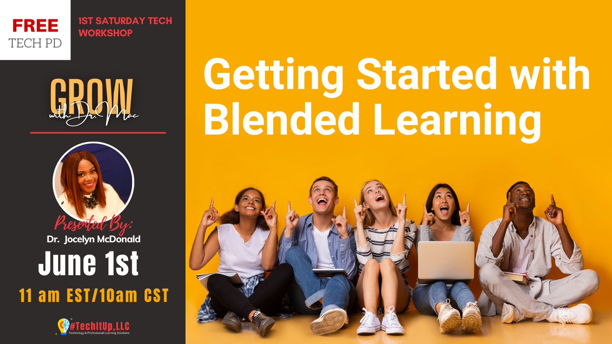 📱💻 Discover blended learning's impact on student outcomes! Join my virtual workshop on June 1st at 10 AM CST to explore its models and elevate your instructional practice. See you there! 

Register ➡️growwithdrmac.com/pl/2148338144

#EdTechWorkshop #digitallearning