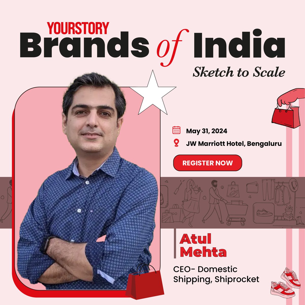 🌟 Meet Atul Mehta (@MehtaAtul), the visionary CEO of Domestic Shipping at @ShiprocketIndia, India's leading eCommerce enablement platform. Get ready to be inspired by his journey and insights at #BrandsofIndia 2024. 

 📦 With over 18 years of experience under his belt, Atul has