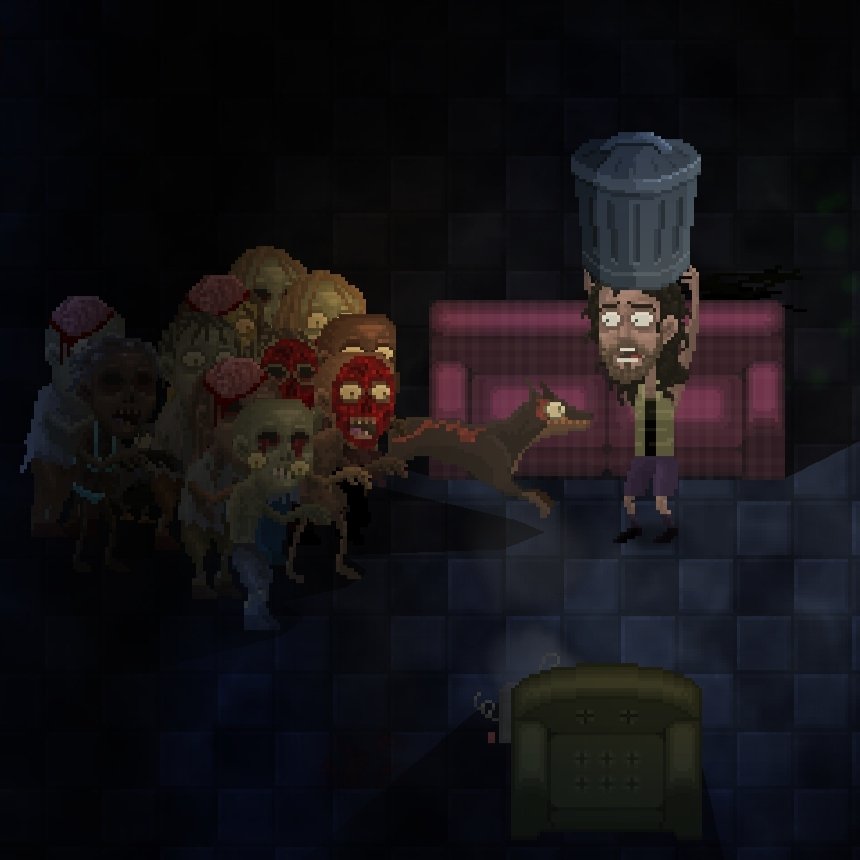 Still a lot of work to do, but I can already show you something from "Undead Smells Bead", my upcoming action-adventure game!

Grab anything and be ready for throwing it... They are coming!

🧟‍♂️🧟‍♀️🧟‍♂️

#gamedev #solodev #pixelart #sologamedev #indiegame