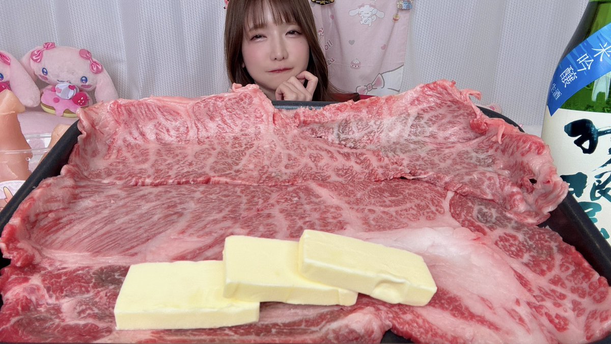 【大食い】バター焼肉【もえあず】 youtu.be/duGc8a5qK_I?si…