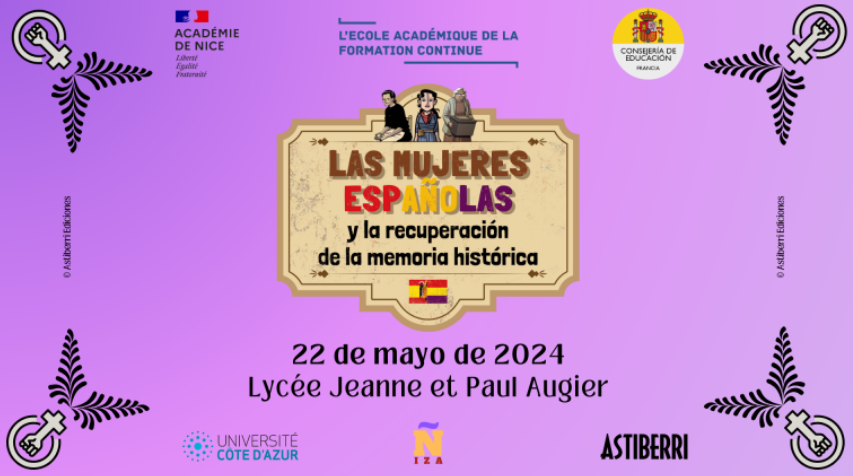 📌<a href="/AcademieNice/">Académie de Nice</a> et <a href="/EspagnolAcNice/">Espagnol Académie de Nice</a> viennent de publier le projet "las mujeres 🇪🇸 y la recuperación de la #MemoriaHistórica". Plusieurs séquences de 3eme et de 2nde, basées sur des romans graphiques, sont détaillées et les ressources sont partagées➡️ pedagogie.ac-nice.fr/espagnol/les-f…