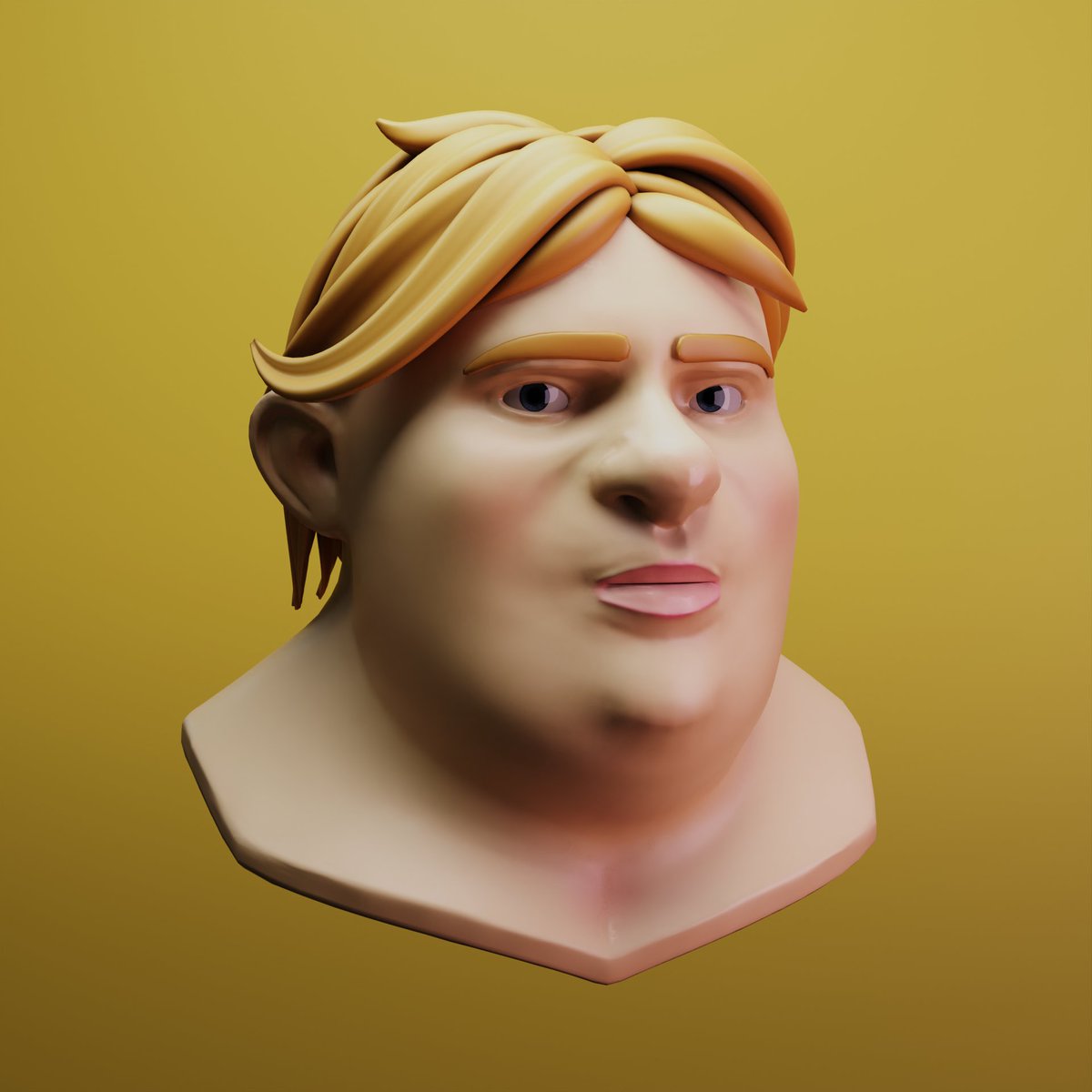 It has been awhile since I last posted but I am currently making a space bear character model. It is still in the WIP phase but I want to show something off so I rendered the head. Plus I plan to post some more head bust every month to get this page more active.