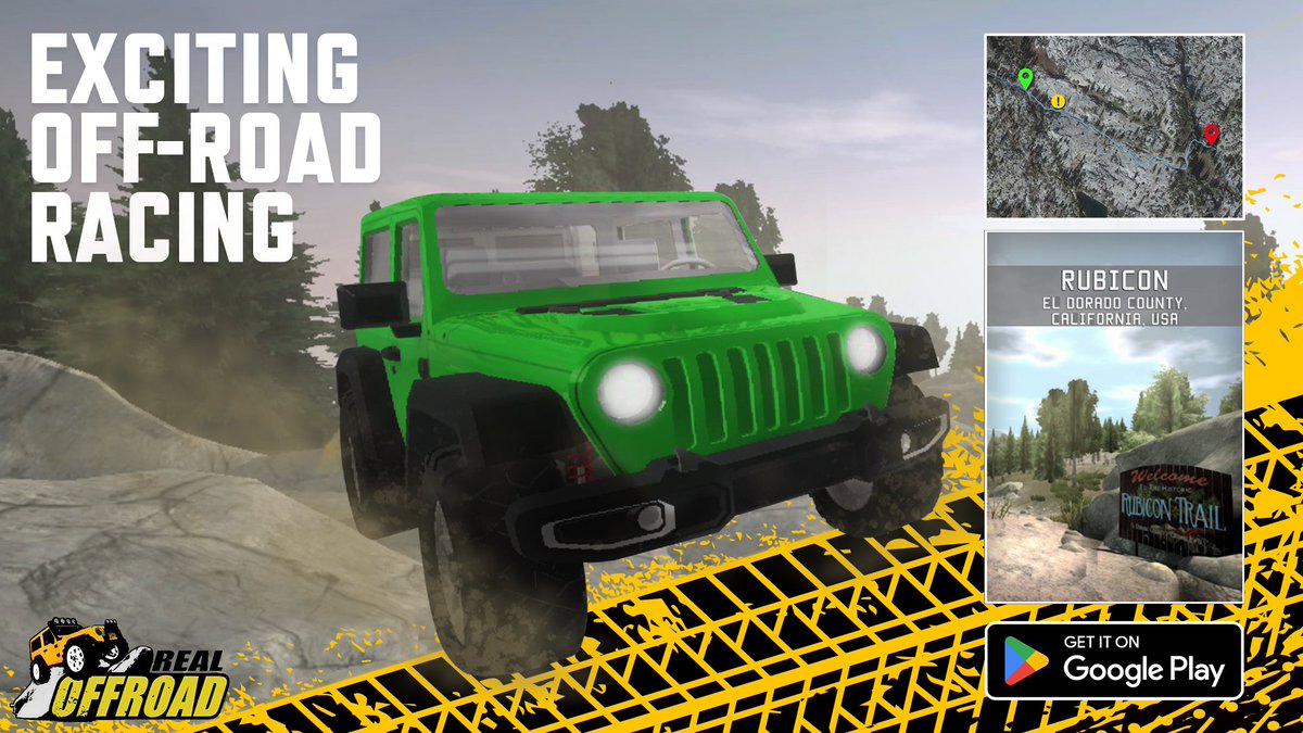 Get ready to hit the dirt roads! 🏞 Real Offroad Racing is now available on the Google Play Store.
 
Experience the thrill of off-road racing like never before. 

Download and drive off today! 🚗💨 

#RealOffroadRacing #OffroadAdventure