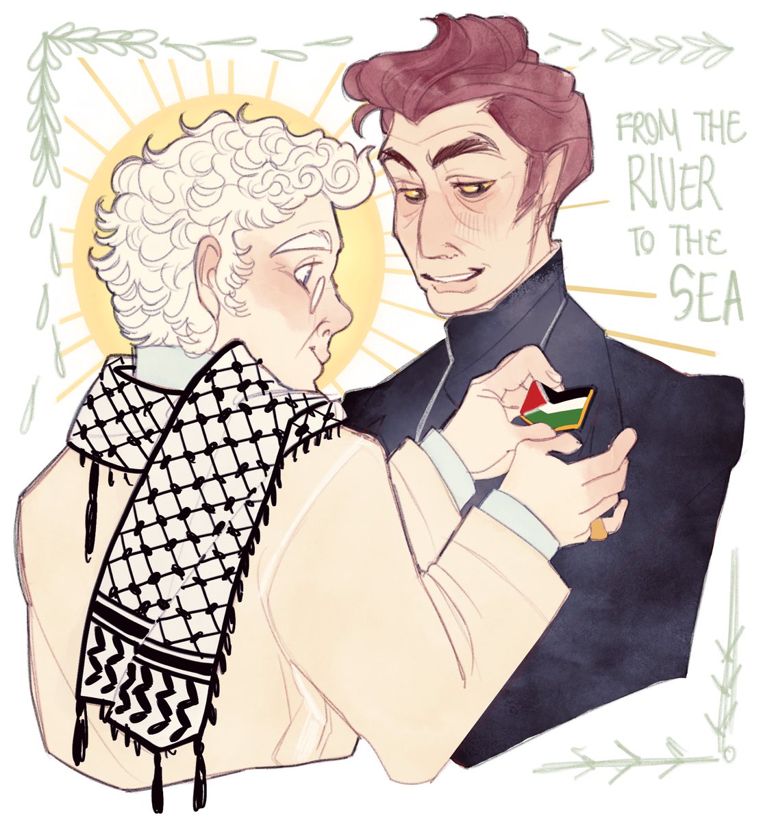 PALESTINE willsoon be free 🍉
⭑
#goodomens #aziracrow