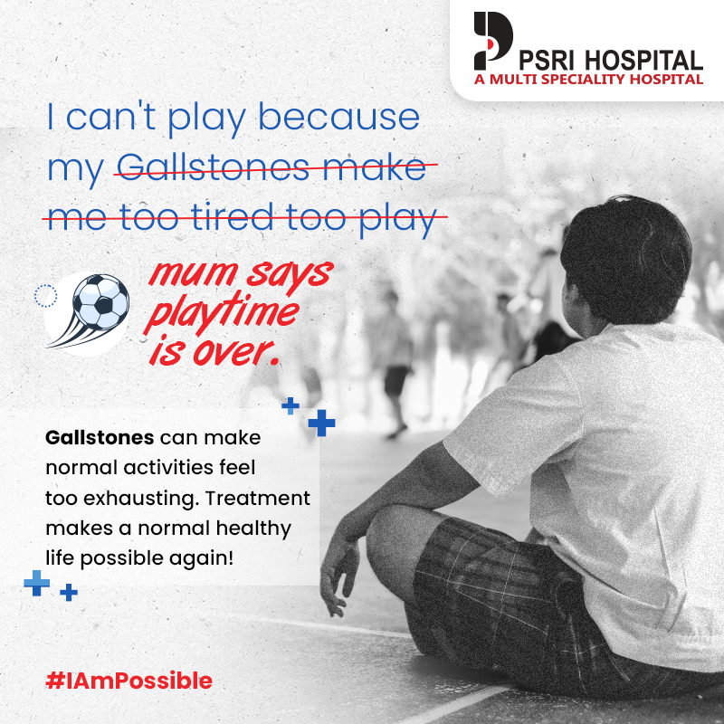 For someone suffering from chronic gallstones, fatigue, cramps, nausea, etc. can hamper their happy moments. 

Reach us today!!
Call on 📞84 84 84 84 17

#IAmPossible #GallstoneRelief #PSRICare #BetterHealth #HealthyLife #PSRIHospital #NewDelhi