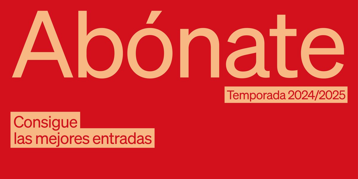 ¿Te ha gustado tanto nuestra programación para la 24/25 que quieres venir a todo? ¡A partir de hoy ya puedes abonarte al Maestranza! Asegura tu localidad y obtén descuentos y servicios exclusivos. Entra en teatrodelamaestranza.es/es/localidades y reserva tu sitio para toda la temporada. 😁😍