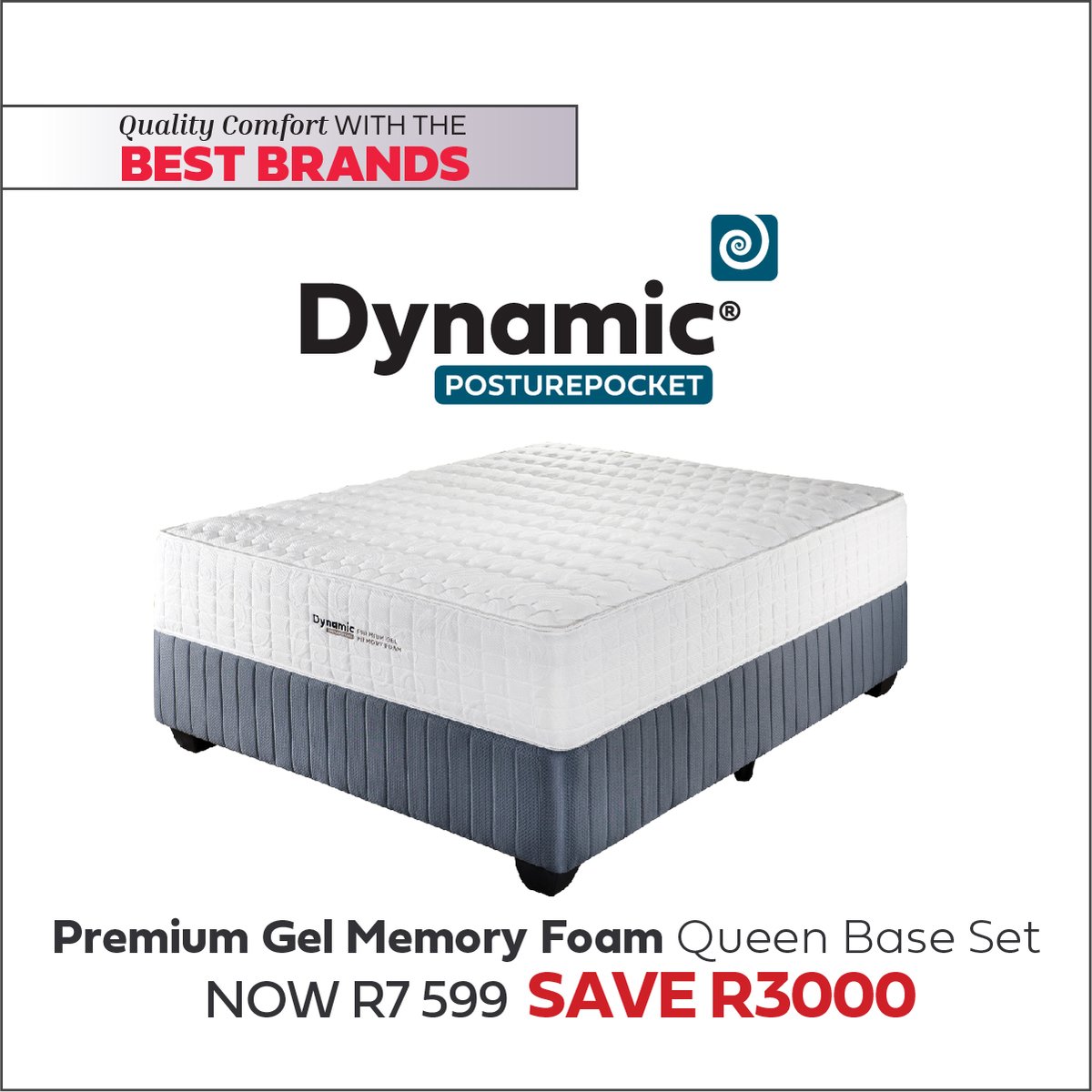 Experience the epitome of comfort and support with our Dynamic Posture Pocket beds. Designed to provide unparalleled rest, these beds ensure you wake up refreshed and ready to conquer the day. Say hello to rejuvenating sleep every night!