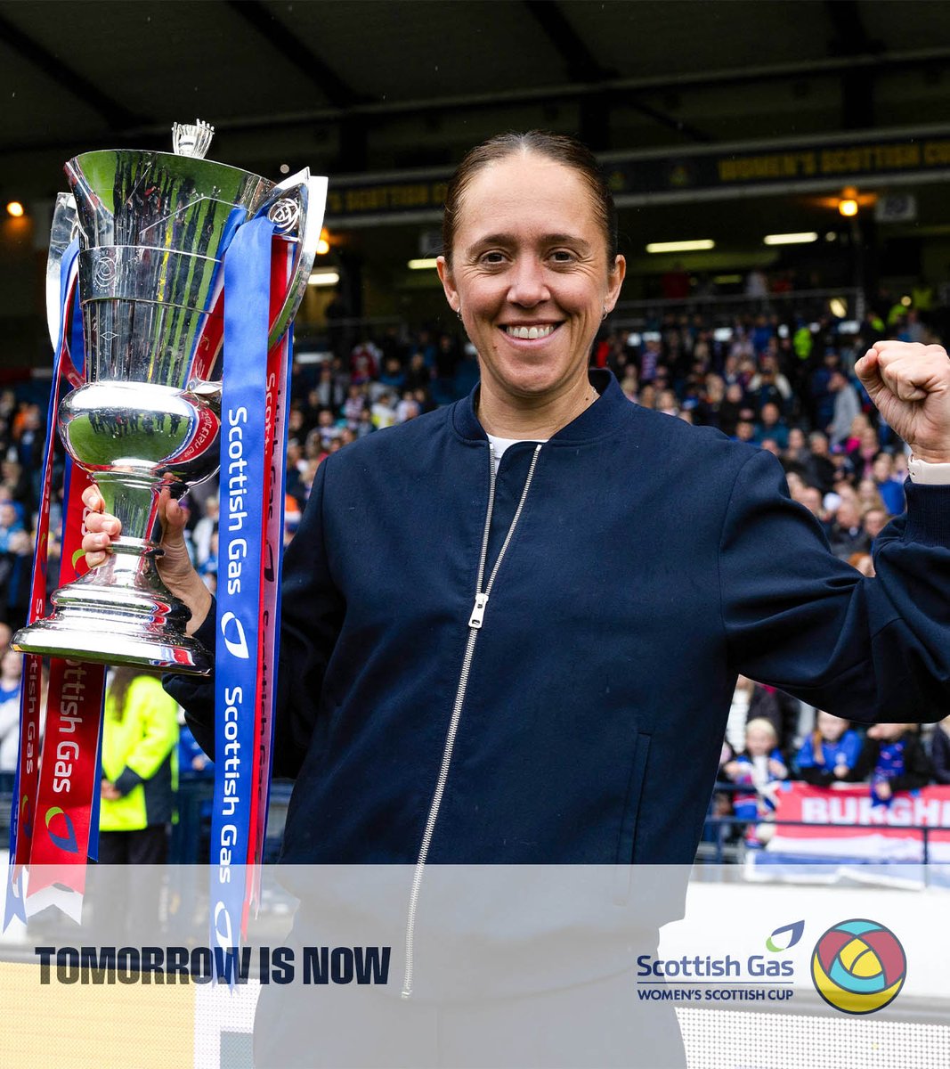 Your @scottishgas Scottish Cup winning head coaches 🏆 🏆 #ScottishCup