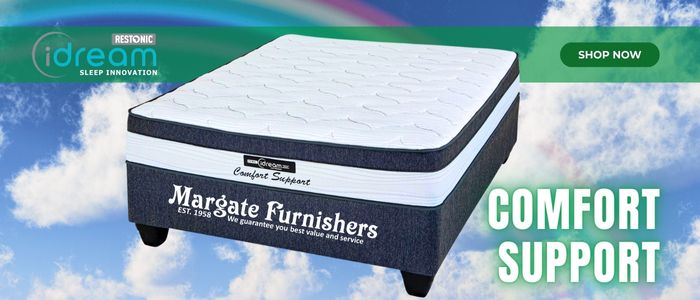 MFurnishers's tweet photo. Get your Restonic iDream Comfort Support Bed today and start sleeping like a dream! 😴
📍 Located in the heart of Margate, on Marine Drive, opposite the Audi Centre. Delivery from Scottburgh to Port Edward.
#KZNSouthCoast #SleepLikeADream #Restonic #iDreamComfort #BedGoals https://t.co/smBLNpqKzm