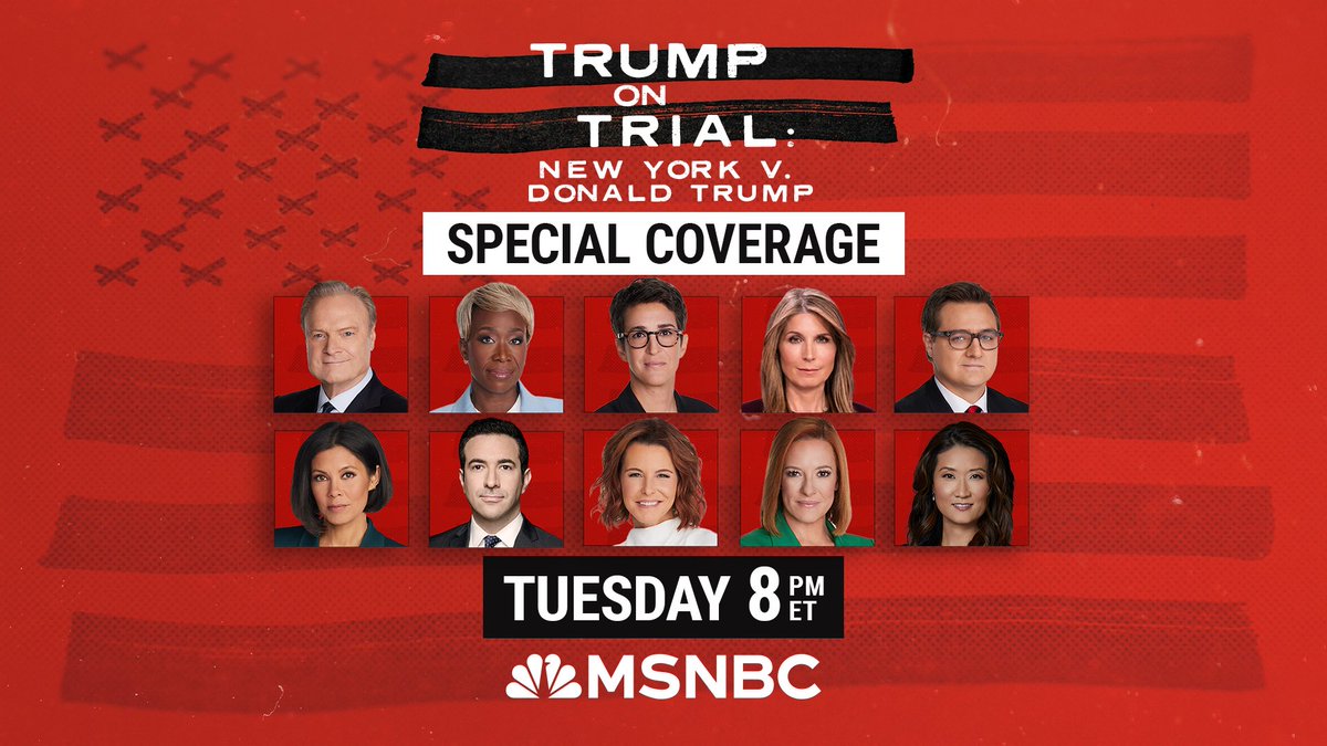 TOMORROW: Following closing arguments in former President Trump’s New York criminal trial, Rachel @maddow and team break down the latest in this case. Tune in Tuesday at 8pm ET on @MSNBC.