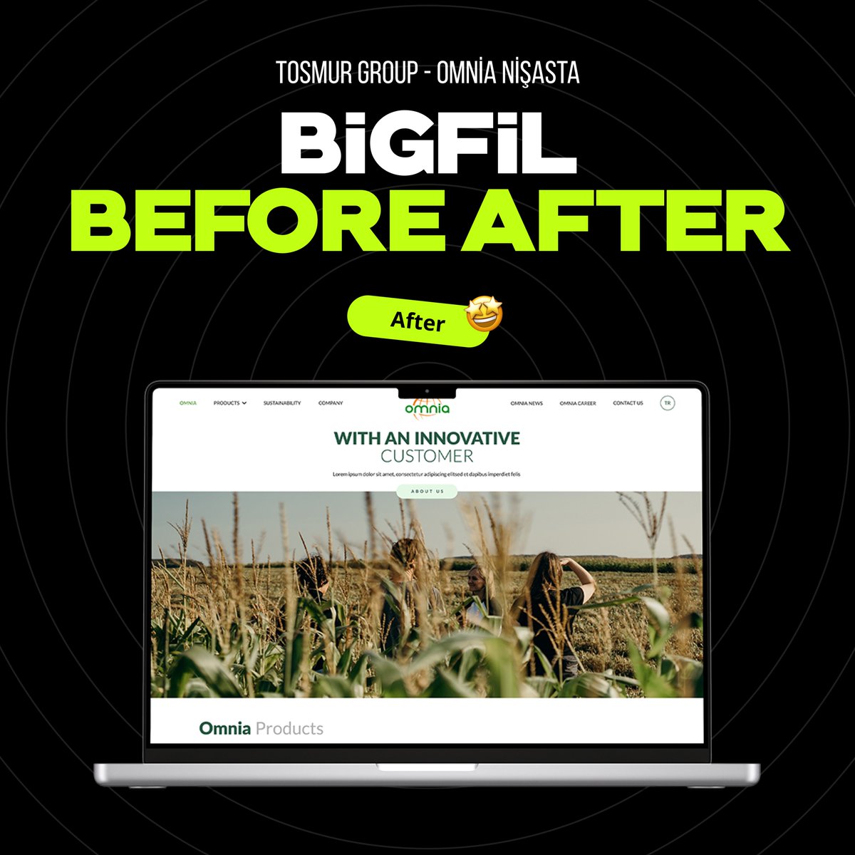 BigfilPh's tweet photo. 🎉 Tosmur Grup şirketlerinden Omnia Nişasta’nın yenilenen web sitesini tanıtmaktan büyük heyecan duyuyoruz! 🚀 Modern tasarımı, kullanıcı dostu arayüzü ve geliştirilmiş işlevselliği ile yeni site, ziyaretçilerine daha iyi bir deneyim sunuyor. Hemen keşfedin! https://t.co/aLFxBUI6Di
