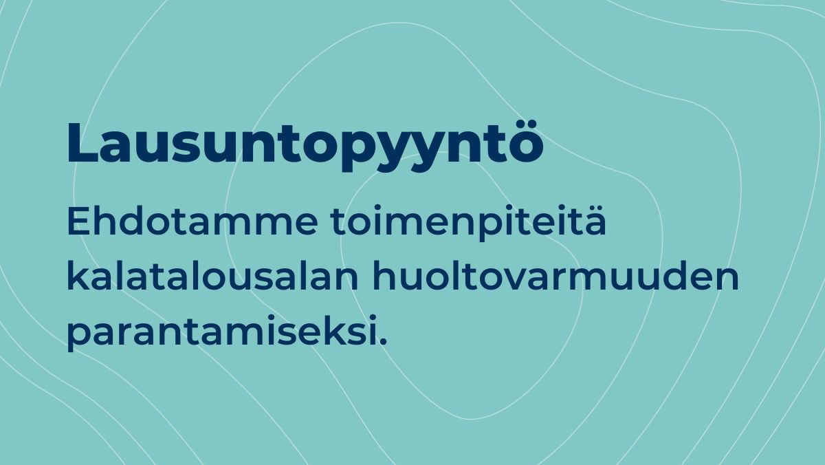 Pyydämme lausuntoja kalatalouden huoltovarmuuden parantamisesta 27.6. mennessä. 📝 @LukeFinland on laatinut selvityksen kalatalouden huoltovarmuudesta 📝 Ehdotamme selvityksen perusteella toimenpiteitä joilla alan huoltovarmuutta parannettaisiin Tiedote: mmm.fi/-/kalatalouden…