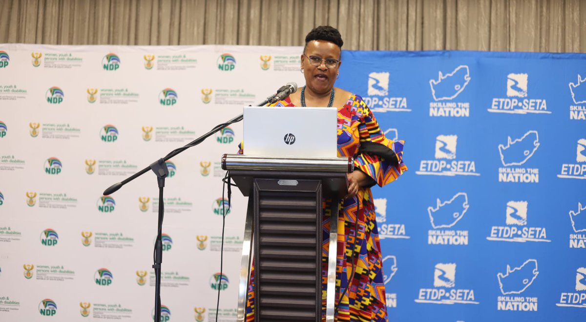 [In pictures] The Director-General of @DWYPD_ZA Advocate Mikateko Joyce Maluleke addressing delegates at the launch of Demand -LED and job creation programme for persons with disabilities in Umhlanga.