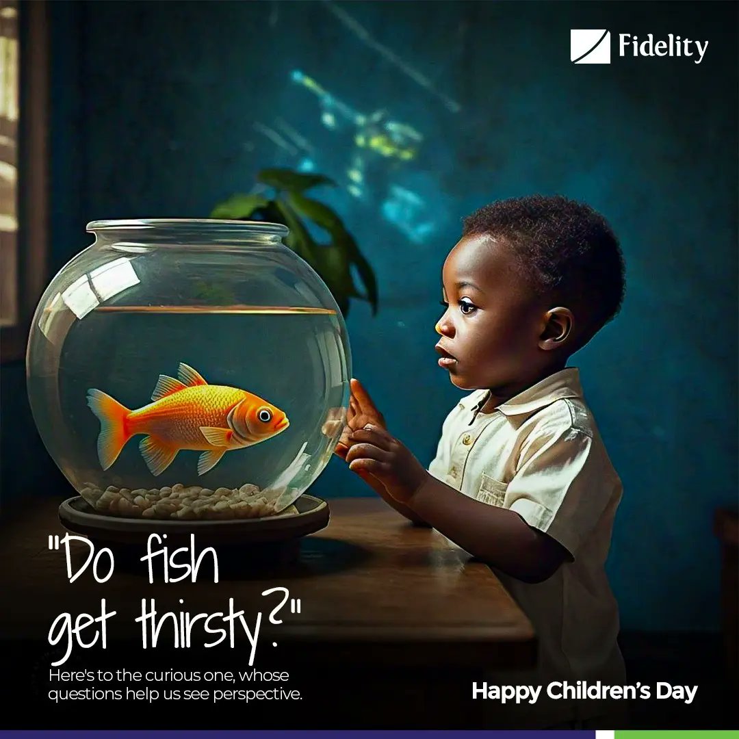 We celebrate the curious ones whose questions help us see new perspectives! What is the most intriguing question that your little ones have asked? #HappyChildrensday #WeAreFidelity #TheLifestyleBank