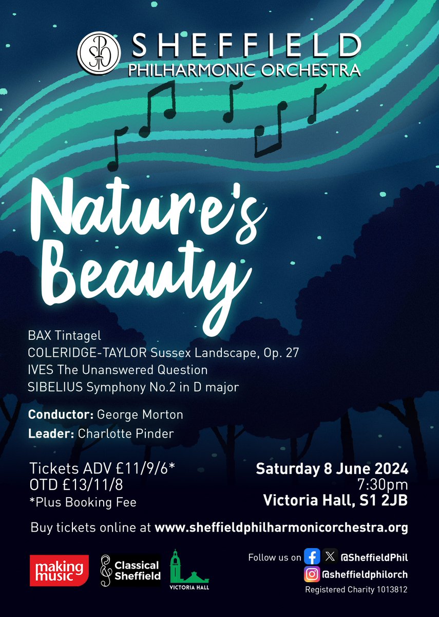 Sheffield Philharmonic (@sheffieldphil) on Twitter photo Tomorrow we will be taking to the stage at <a href="/_Victoria_Hall_/">Victoria Hall</a> to present some incredible music inspired by nature ππΏ
<a href="/theoutdoorcity/">The Outdoor City</a> <a href="/ClassicalSheff/">Classical Sheffield</a> <a href="/EventsClassical/">Classical Events</a> Tomorrow we will be taking to the stage at <a href="/_Victoria_Hall_/">Victoria Hall</a> to present some incredible music inspired by nature ππΏ
<a href="/theoutdoorcity/">The Outdoor City</a> <a href="/ClassicalSheff/">Classical Sheffield</a> <a href="/EventsClassical/">Classical Events</a>