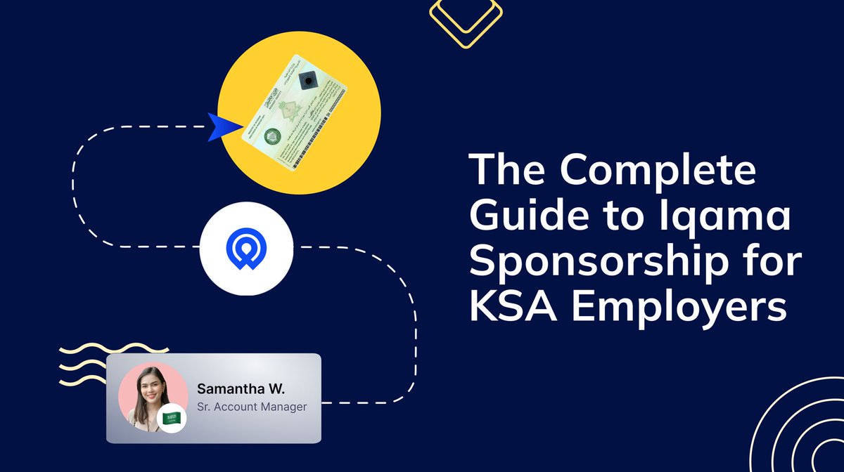 Attracting top foreign talent in Saudi Arabia hinges on the Iqama sponsorship. But its complexity &amp; regulations can be daunting

Our guide simplifies it. We break down key steps, address roadblocks &amp; offer actionable insights to ensure a smooth experience

remotepass.com/blog/the-compl…
