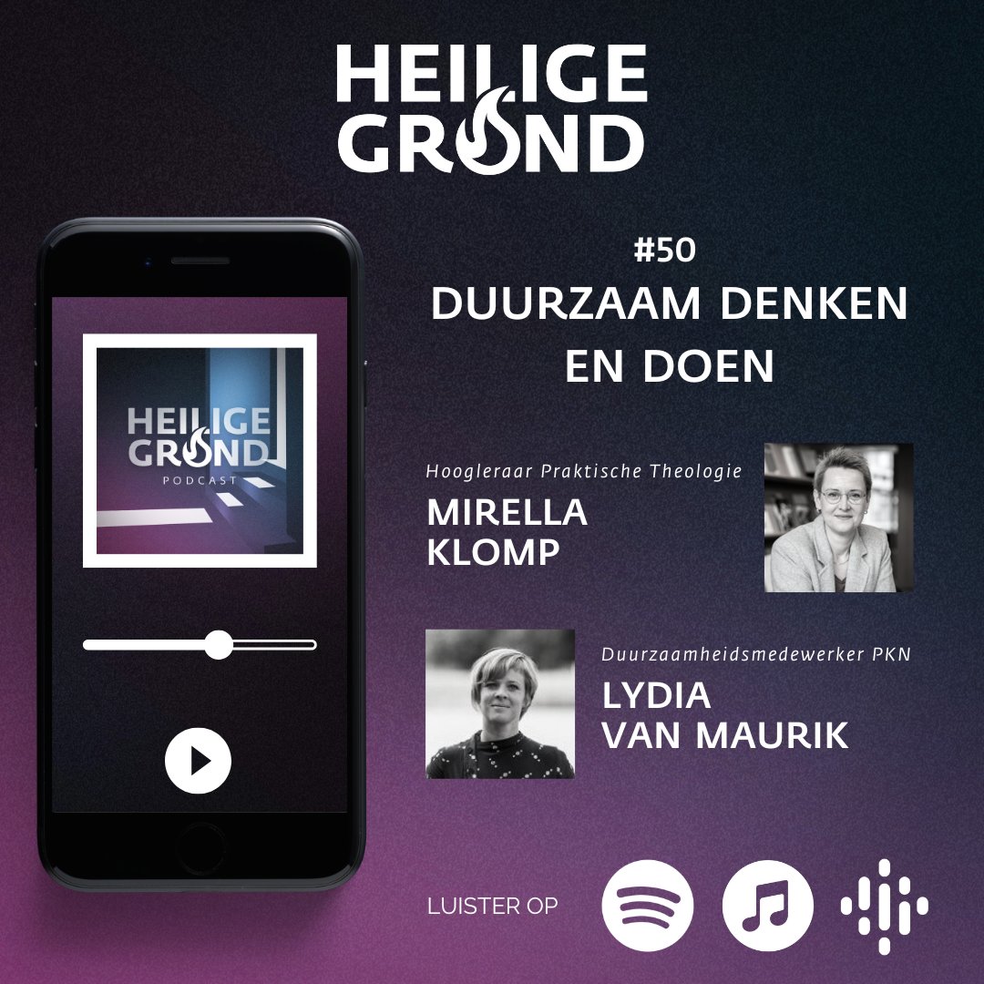 Wat maakt dat christenen zich nauwelijks lijken te onderscheiden als het gaat om duurzaam denken en doen? Daarover spreken Mirella Klomp en Lydia van Maurik in deze aflevering van Heilige Grond.

Luister op je podcastapp of via bit.ly/3R2gLLv